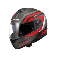 Ls2 Strobe 2 Phantom Mat Tıtanıum-gri-kırmızı Kask Gri Ls2 Strobe 2 Phantom Mat Tıtanıum-gri-kırmızı Kask Gri