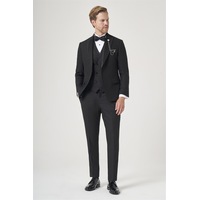 İmza Siyah 6 Drop Slim Fit Esnek Yelekli Damatlık 1001260393 İmza Siyah 6 Drop Slim Fit Esnek Yelekli Damatlık 1001260393