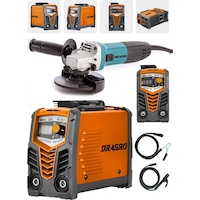 Dragro DRG-200kynk Technology Turuncu Çift Kartlı 200 Amper Invertör Kaynak Makinası 3000 W Taşlama +2li Set Dragro DRG-200kynk Technology Turuncu Çift Kartlı 200 Amper Invertör Kaynak Makinası 3000 W Taşlama +2li Set