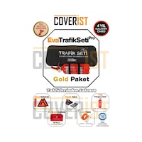 Eva Trafik Seti Plus - 1 Kg Yangın Tüpü - 4 Yıllık - Siyah - Gold Paket Eva Trafik Seti Plus - 1 Kg Yangın Tüpü - 4 Yıllık - Siyah - Gold Paket
