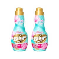 Bingo Soft Konsantre Yumuşatıcı Nem Kokusu Karşıtı 1200 Ml Frezya 2 Li 2'li Set Bingo Soft Konsantre Yumuşatıcı Nem Kokusu Karşıtı 1200 Ml Frezya 2 Li 2'li Set