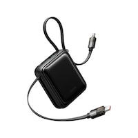 Mcdodo Mc-2550 10000mah 22.5w Dahili Kablolu Mini Powerbank Siyah Mcdodo Mc-2550 10000mah 22.5w Dahili Kablolu Mini Powerbank Siyah