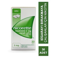 Nicorette Freshmint 2 Mg Naneli Nikotin Sakızı 30 Adet Nicorette Freshmint 2 Mg Naneli Nikotin Sakızı 30 Adet
