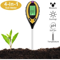 Toprak Nem Isı Ph Işık Ölçer 4-In-1 Toprak Nem Isı Ph Işık Ölçer 4-In-1