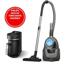Philips XB2142/10 850 W Toz Torbasız Süpürge + Türk Kahve Makinesi HDA150/161 Philips XB2142/10 850 W Toz Torbasız Süpürge + Türk Kahve Makinesi HDA150/161