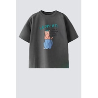 Monila Erkek Çocuk Pamuklu Baskılı T-shirt Antrasit Monila Erkek Çocuk Pamuklu Baskılı T-shirt Antrasit