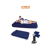 Walke King Çift Kişilik Şişme Yatak Seti (2 Yastık + Pompa Dahil) 203*152*22 CM 2210 Lacivert Walke King Çift Kişilik Şişme Yatak Seti (2 Yastık + Pompa Dahil) 203*152*22 CM 2210 Lacivert
