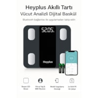 Dijital Baskül Akıllı Tartı - Yağ Su Kas Ölçerli Vücut Analiz Baskülü Dijital Baskül Akıllı Tartı - Yağ Su Kas Ölçerli Vücut Analiz Baskülü
