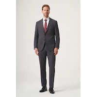 İmza Koyu Füme Mono Yaka 6 Drop Comfort Fit Tam Astar Esnek Takım Elbise 1001260285 Koyu Antrasit İmza Koyu Füme Mono Yaka 6 Drop Comfort Fit Tam Astar Esnek Takım Elbise 1001260285 Koyu Antrasit