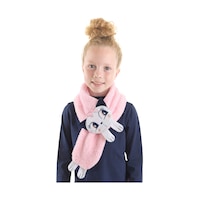 Denokids Mshb&g Kedi Sue Kız Çocuk Peluş Aplikeli Pembe Atkı Renkli Çok Renkli Denokids Mshb&g Kedi Sue Kız Çocuk Peluş Aplikeli Pembe Atkı Renkli Çok Renkli
