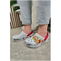 Günlük Anne Kız Terlik Sabo Hemşire Doktor Aşçı Sandalet Desenli Taban Crocs Crf-8246 Bunny Günlük Anne Kız Terlik Sabo Hemşire Doktor Aşçı Sandalet Desenli Taban Crocs Crf-8246 Bunny