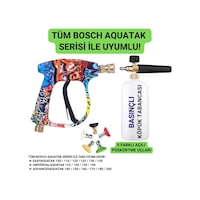 Polham Tüm Bosch Aquatak Serisi İle Uyumlu Basınçlı Yıkama Makineleriyle Uyumlu Profesyonel Araç Yıkama Tabanca Seti Renk Polham Tüm Bosch Aquatak Serisi İle Uyumlu Basınçlı Yıkama Makineleriyle Uyumlu Profesyonel Araç Yıkama Tabanca Seti Renk
