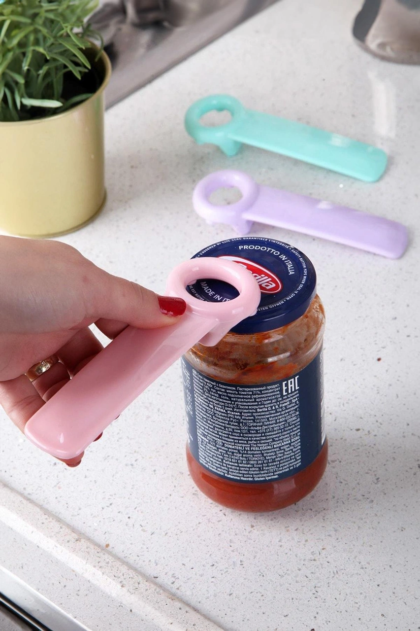 Kavanoz Açacağı 13 Cm Renkli Pratik Kapak Açıcı Mutfak Yardımcı Gereci Çok Renkli Kavanoz Açacağı 13 Cm Renkli Pratik Kapak Açıcı Mutfak Yardımcı Gereci Çok Renkli