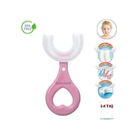 Mas Lord U Tipi Yeni Nesil Diş Fırçası - Pembe - Kalp Model 2-6 Yaş Mas Lord U Tipi Yeni Nesil Diş Fırçası - Pembe - Kalp Model 2-6 Yaş