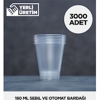 180 Ml Plastik Sebil Ve Otomat Bardağı 3.000 Adet - Yüksek Kalite Diğer 180 Ml Plastik Sebil Ve Otomat Bardağı 3.000 Adet - Yüksek Kalite Diğer