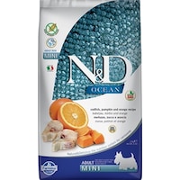 N&D Ocean Bal Kabaklı Morina Balıklı ve Portakallı Tahılsız Küçük Irk Yetişkin Köpek Maması 2.5 KG N&D Ocean Bal Kabaklı Morina Balıklı ve Portakallı Tahılsız Küçük Irk Yetişkin Köpek Maması 2.5 KG