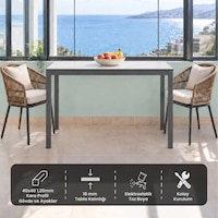 Arpelia Balkon Masası 120x45 Cm Arpelia Balkon Masası 120x45 Cm