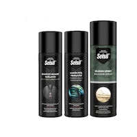 Selsil Emniyet Kemeri Yağlayıcı 200ml + Lastik Fitil Yenileyici 200ml + Silikon Sprey 500 Ml Selsil Emniyet Kemeri Yağlayıcı 200ml + Lastik Fitil Yenileyici 200ml + Silikon Sprey 500 Ml
