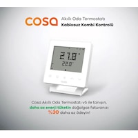 Cosa Akıllı Oda Termostatı Kablosuz Kombi Kontrolü V5 Cosa Akıllı Oda Termostatı Kablosuz Kombi Kontrolü V5