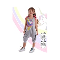 Denokids Mushi Unicorncup Kız Çocuk Tulum Çok Renkli Denokids Mushi Unicorncup Kız Çocuk Tulum Çok Renkli