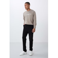 Tommy Life Siyah Bağcıklı Cepli Standart Kalıp Klasik Paça Erkek Eşofman Alt - 84682 Siyah Tommy Life Siyah Bağcıklı Cepli Standart Kalıp Klasik Paça Erkek Eşofman Alt - 84682 Siyah