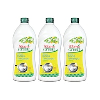 Mom's Green Limon Kokulu Bitkisel Elde Bulaşık Deterjanı 3 x 750 ML Mom's Green Limon Kokulu Bitkisel Elde Bulaşık Deterjanı 3 x 750 ML