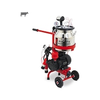 Melasty Micro Tekli İnek Süt Sağma Makinesi Paslanmaz Güğüm - Kauçuk Memelik Kuru Pompa Melasty Micro Tekli İnek Süt Sağma Makinesi Paslanmaz Güğüm - Kauçuk Memelik Kuru Pompa
