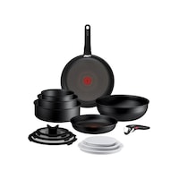 Tefal Ingenio Excellence Fusion Core 9x Büyük Tencere Ve Tava Seti - 14 Parça - Siyah Tefal Ingenio Excellence Fusion Core 9x Büyük Tencere Ve Tava Seti - 14 Parça - Siyah