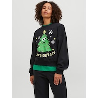 Jjxx Bisiklet Yaka Rahat Kesim Siyah Kadın Sweatshirt 12250198 Siyah Jjxx Bisiklet Yaka Rahat Kesim Siyah Kadın Sweatshirt 12250198 Siyah