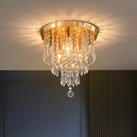 Ahenk Gold Kristal Taşlı Modern Salon Avize Ahenk Gold Kristal Taşlı Modern Salon Avize