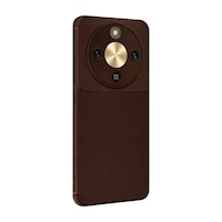 Newface Huawei Honor Magic 8 Lite Auto Focus Karbon Kapak - Kahverengi