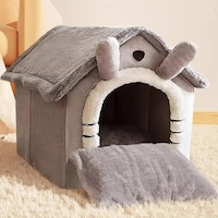 Hpytech Peluş Yumuşak,kedi & Küçük Köpek Evi Kapalı Kulübe Tasarım Sıcak, Konforlu, Yıkanabilir Minderli Evcil Yatak Hpytech Peluş Yumuşak,kedi & Küçük Köpek Evi Kapalı Kulübe Tasarım Sıcak, Konforlu, Yıkanabilir Minderli Evcil Yatak