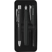 Faber-castell Poly Ball Dolma Kalem Ve Tükenmez Kalem Metal Kutulu Hediye Seti Siyah Faber-castell Poly Ball Dolma Kalem Ve Tükenmez Kalem Metal Kutulu Hediye Seti Siyah