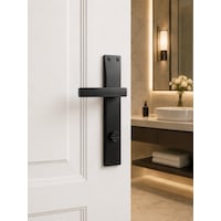 Kare Aynalı Wc Banyo Kapı Kolu Sağ Açılım Mat Siyah Alüminyum Kol Takımı Kare Aynalı Wc Banyo Kapı Kolu Sağ Açılım Mat Siyah Alüminyum Kol Takımı
