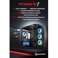 Game Garaj TITAN-R1 R7-7800X3D RTX5080 32 GB 1 TB SSD Free Dos Oem Paket Masaüstü Oyuncu Bilgisayarı Game Garaj TITAN-R1 R7-7800X3D RTX5080 32 GB 1 TB SSD Free Dos Oem Paket Masaüstü Oyuncu Bilgisayarı