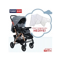 Tommybaby Eagle Gold Lüx Çift Yön Bebek Arabası Antrasit Tommybaby Eagle Gold Lüx Çift Yön Bebek Arabası Antrasit