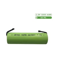Ortec 1.2V 1800Mah Ni-mh AA Puntalı Şarj Edilebilir Kalem Pil Ortec 1.2V 1800Mah Ni-mh AA Puntalı Şarj Edilebilir Kalem Pil