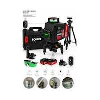 16 Çizgi 4d Şarjlı Ba011319 Lazer Hizalama 360 Yeşil Lazer Uzaktan Kumandalı Tripodlu Çift Bataryalı 16 Çizgi 4d Şarjlı Ba011319 Lazer Hizalama 360 Yeşil Lazer Uzaktan Kumandalı Tripodlu Çift Bataryalı