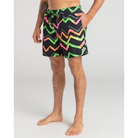Billabong Desenli Erkek Deniz Şortu Ebyjv00107 Gri
