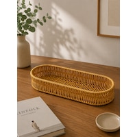 Rattan Oval Organizer Düzenleyici Masaüstü Tezgahüstü Yağlık Standı Çok Amaçlı Sepet 31 12cm Açık Sarı Rattan Oval Organizer Düzenleyici Masaüstü Tezgahüstü Yağlık Standı Çok Amaçlı Sepet 31 12cm Açık Sarı