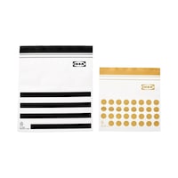 IKEA Istad Kilitlenebilir Buzdolabı Poşeti - Sarı / Siyah - 60 Adet - 1 L ve 0.4 L IKEA Istad Kilitlenebilir Buzdolabı Poşeti - Sarı / Siyah - 60 Adet - 1 L ve 0.4 L