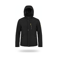 Mero Life İçi Kürklü Kapüşonlu Su ve Rüzgar Geçirmez Softshell Erkek Mont - Siyah Mero Life İçi Kürklü Kapüşonlu Su ve Rüzgar Geçirmez Softshell Erkek Mont - Siyah