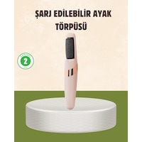 İki Hızlı Elektrikli Ayak Törpüsü Pürüzsüz Topuk Bakımı İki Hızlı Elektrikli Ayak Törpüsü Pürüzsüz Topuk Bakımı