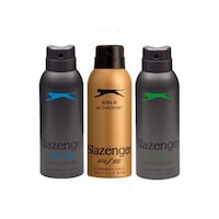 Slazenger Active Sport Gold + Mavi + Yeşil Erkek Sprey Deodorant 3 x 150 ML Slazenger Active Sport Gold + Mavi + Yeşil Erkek Sprey Deodorant 3 x 150 ML