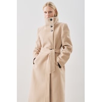 Manuka Premıum Kaşe Trench Tasarımlı Kaban Bej Aw25kbn00014-24 Bej Manuka Premıum Kaşe Trench Tasarımlı Kaban Bej Aw25kbn00014-24 Bej