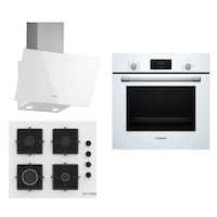 Bosch HBF512BW1T - POP6C2P30O - DWK63PJ20T 3'lü Beyaz Ankastre Set 298 Bosch HBF512BW1T - POP6C2P30O - DWK63PJ20T 3'lü Beyaz Ankastre Set 298