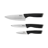 Tefal Comfort Knife 3'lü Bıçak Seti Siyah Tefal Comfort Knife 3'lü Bıçak Seti Siyah