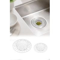 2 Adet Plastik Lavabo Gider Süzgeci Mutfak Evye Gider Filtresi Saç Kıl Yemek Artığı Tutucu 2 Adet Plastik Lavabo Gider Süzgeci Mutfak Evye Gider Filtresi Saç Kıl Yemek Artığı Tutucu