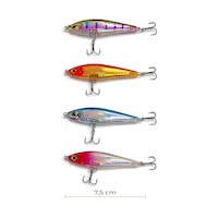 Exent, 4 Adet 8 Gr. 7,5 Cm 6 Kancalı Suni Balık Yemi, Rapala-gerçek Görünümlü Suni Yem Exent, 4 Adet 8 Gr. 7,5 Cm 6 Kancalı Suni Balık Yemi, Rapala-gerçek Görünümlü Suni Yem