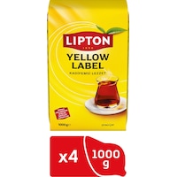 Lipton Yellow Label Siyah Dökme Çay 4 x 1 KG Lipton Yellow Label Siyah Dökme Çay 4 x 1 KG